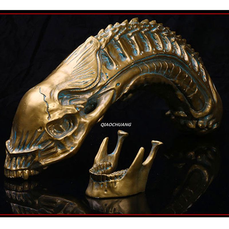 2018 alien covenant alien 1 1 life size statue alien larvae bust life size alien