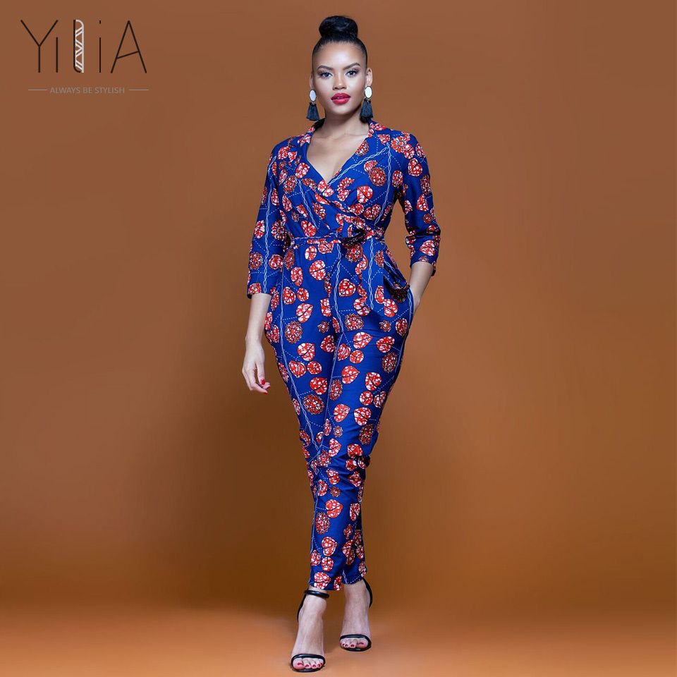 jumpsuit with african print