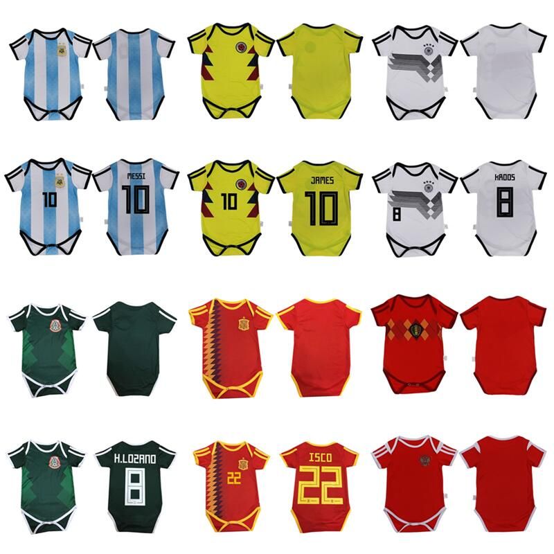 Toddler Football Jerseys Baby For 6 to 18 Months 2018 World Cup