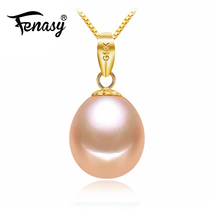 Whole Fenasy 18k Gold Peandant Pink Pearl Jewelry Necklaces Whole Fenasy 18k Gold Peandant Pink Pearl Jewelry Necklaces Pendant For Brand Party Pendants Send S925 Silver X912 Wolf