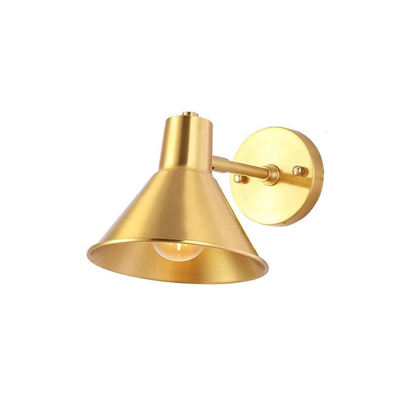 2018 100 Pure Copper Cone Wall Light Brass Sconce Lighting Fixture 100 Pure Copper Cone Wall Light Brass Sconce Jpg