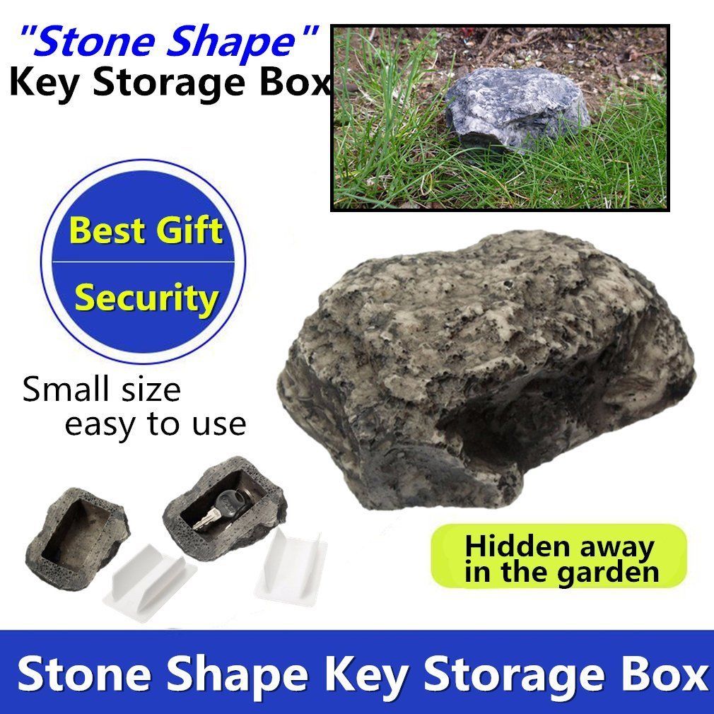 Safes Key Box Rock Hidden Hide In Stone Security Safe Storage