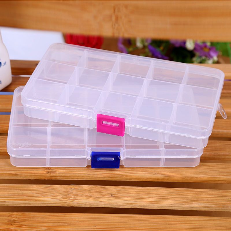 toy storage with plastic boxes