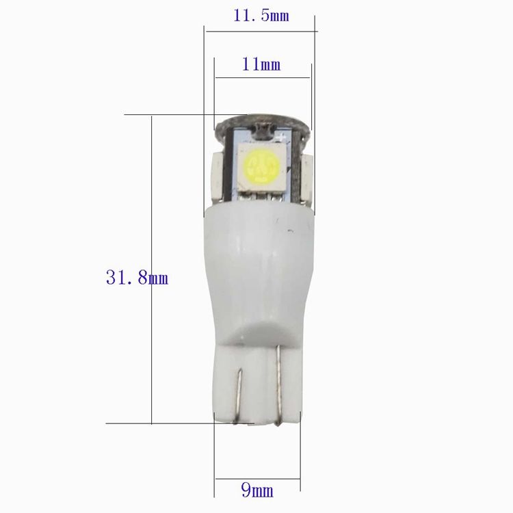 Xenon White Upgrade Headlight Bulbs Package 447 447 501 H7 H7 55W