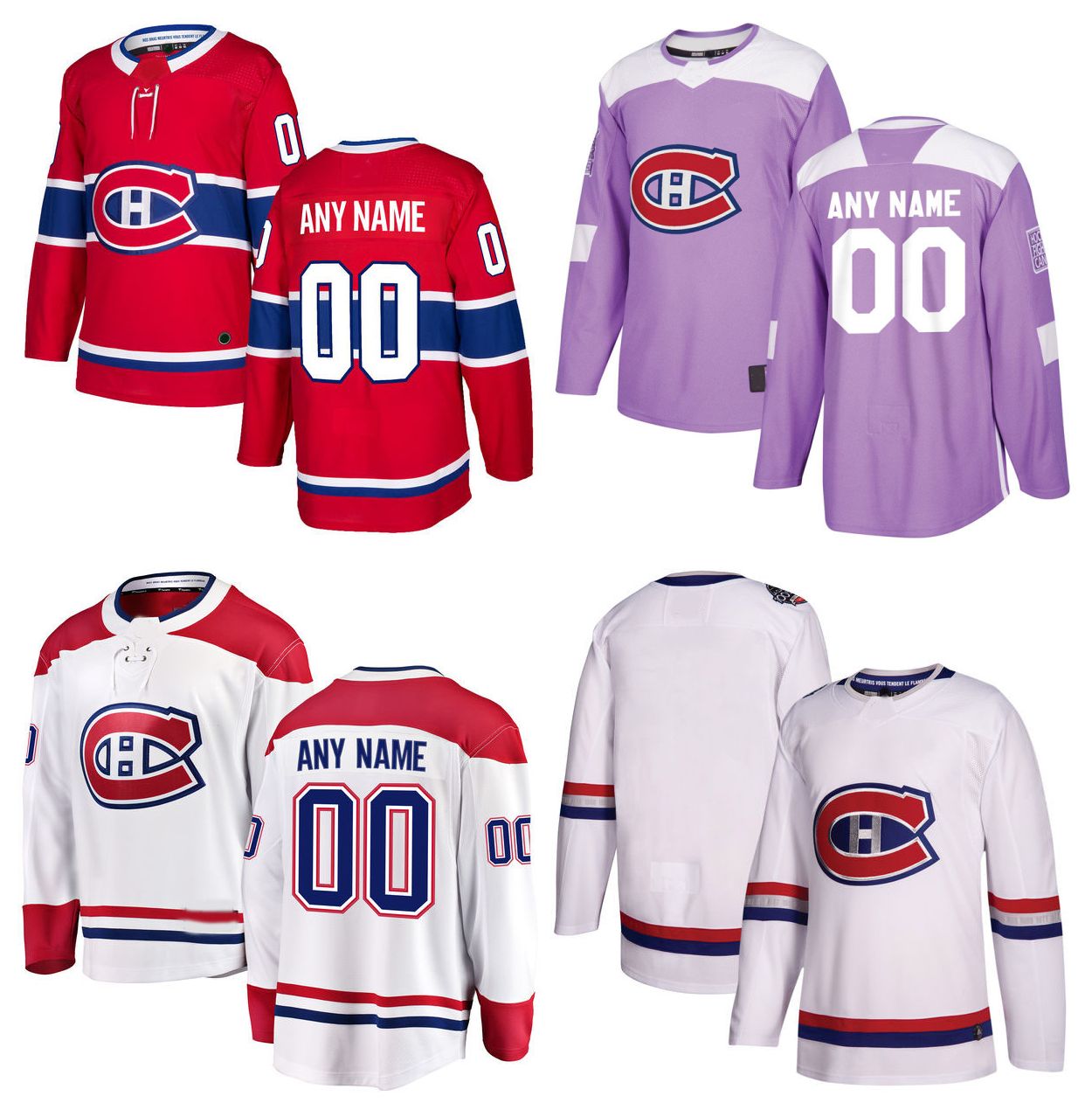2020 Lowest Price ! 2017 2018 Season Customized Montreal Canadiens
