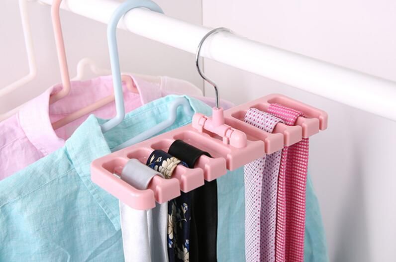 2018 Storage Rack Tie Belt Organizer Space Saver Rotating Scarf Ties 2018 Storage Rack Tie Belt Organizer Space Saver Rotating Scarf Ties Hanger Holder Hook Closet Organization Tank Tops Bra Belts Bag From Santi