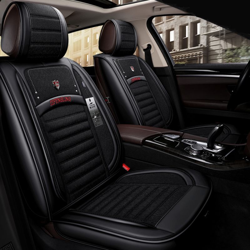 Universal Car Interior Accessories Seat Covers For Trucks Full Surround Design High Top Quality Durable Pu Leather Five Seats
