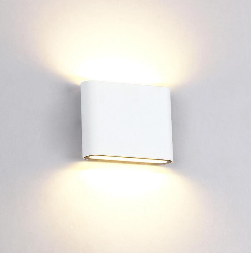 6pcs Lot Aluminum Modern Wall Sconce Square Round Designed 6w12w Led Light Decoration Home Lighting Ac85v 265v Mounted