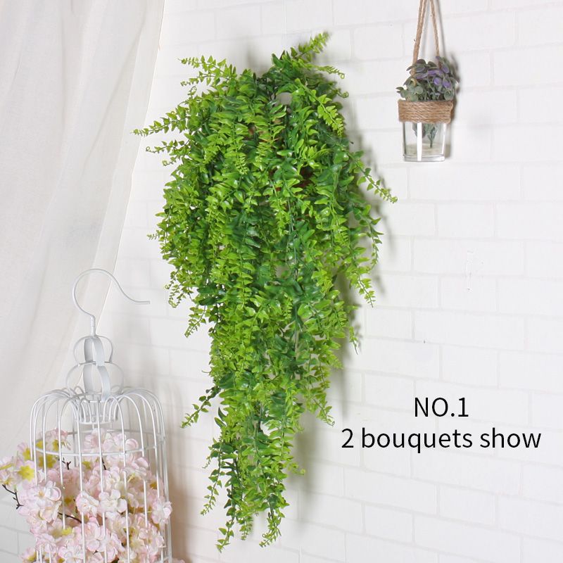 2019 Fake Hanging Plant Artificial Green Plant Leave Wall Vine Home