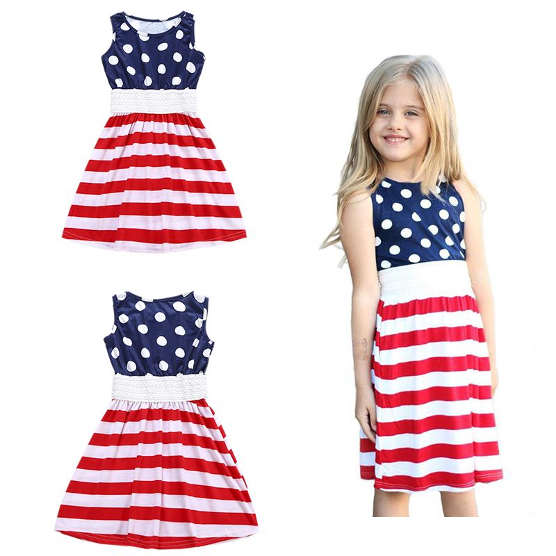 American Flag Dresses for Girls