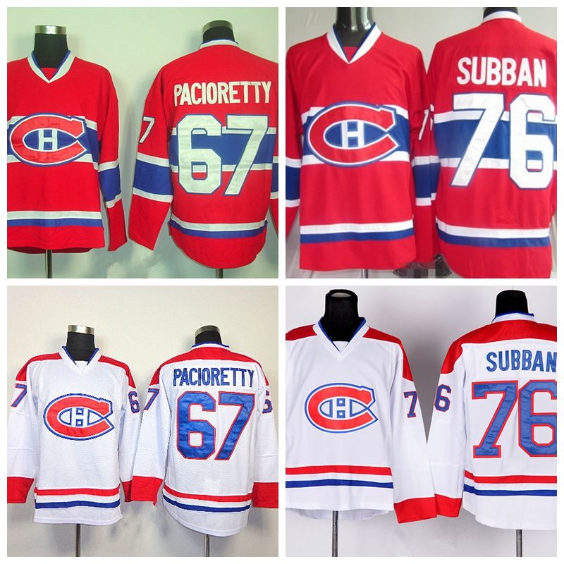 2020 Montreal Canadiens Hockey Jerseys 76 P.K. Subban 67 Max Pacioretty