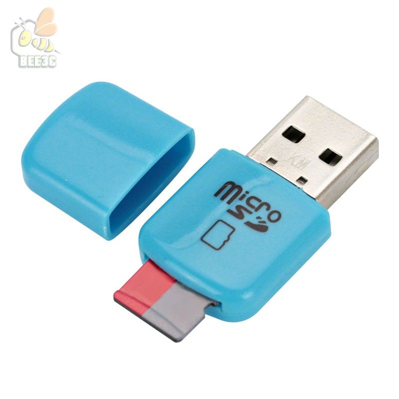 Facile da trasportare Mini USB Card Reader economico più economico USB 2.0 T-flash memory TFcard / lettore di schede micro SD, adattatore schede TF 