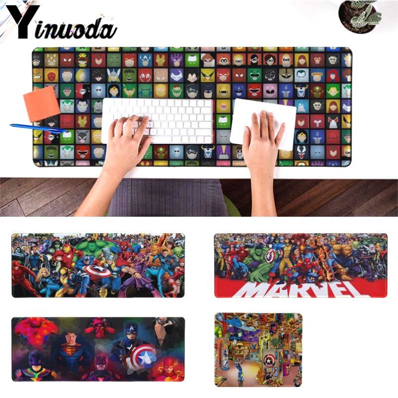 yinuoda marvel comics es collage gamer play mats mousepad size for