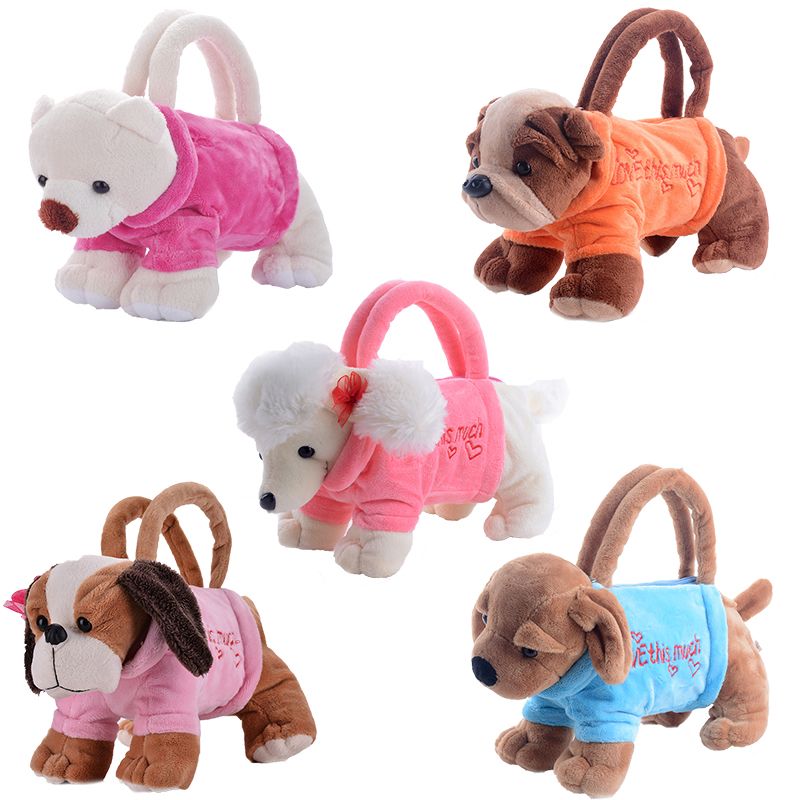 2019 gloveleya plush cartoon dogs for kids coin holder 3d poodle dog cartoon for children