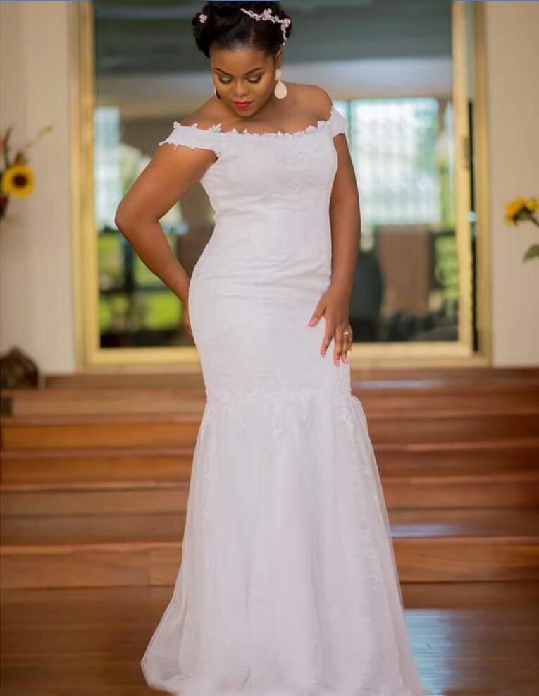 compre 2018 vestidos de novia con encanto fuera del hombro de la
