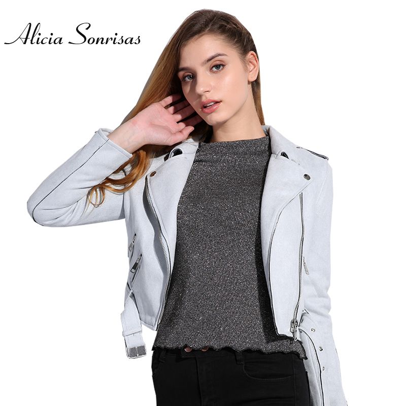 2019 2018 Spring Leather Jacket Women Suede Brown Motorcycle 2019 2018 Spring Leather Jacket Women Suede Brown Motorcycle Biker Belted Short Coats Blue Jackets Mf1000 From Maoyili 59 5 Dhgate