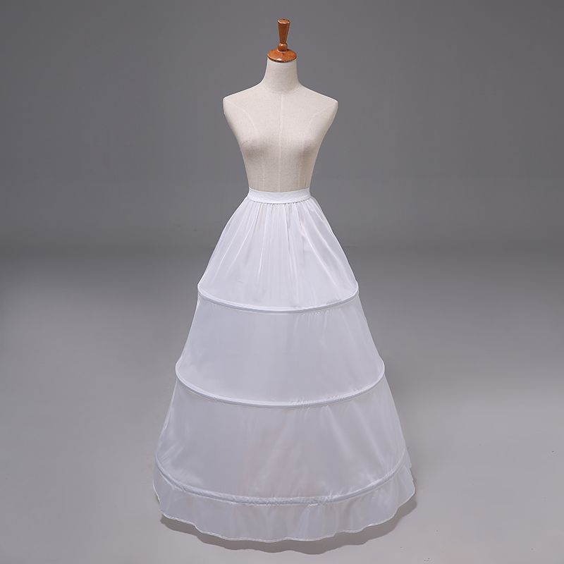 2018 In Stock Ball Gown Petticoat Cheap White Black Crinoline