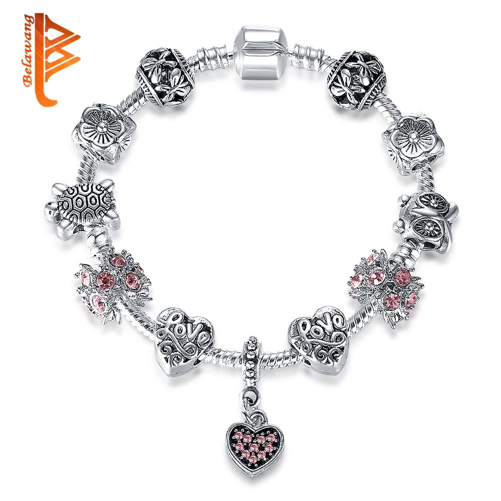Colorful DIY Beaded Flower Charm Bracelet photo images Colorful DIY Beaded Flower Charm Bracelet