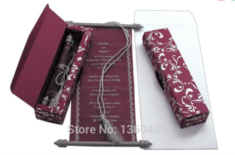 newest 2016 scroll wedding invitations card wholesale party wedding