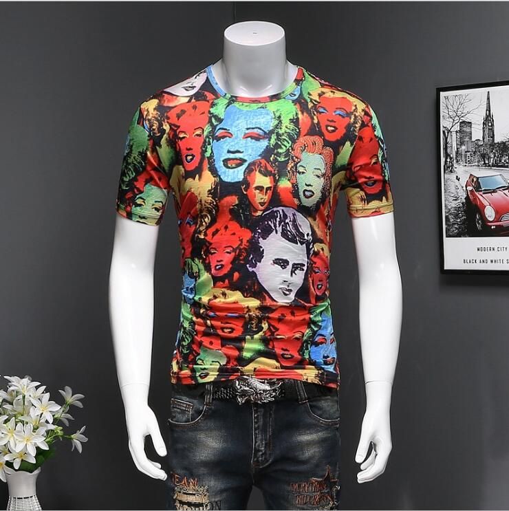 Compra Marca Designer People Head Camiseta Impresa 3d Hombres Hombres  Camisetas Casuales Para Hombre De Manga Corta Camiseta 3d Ropa De Verano  D30 Barato | Entrega Rápida Y Calidad | Es.Dhgate