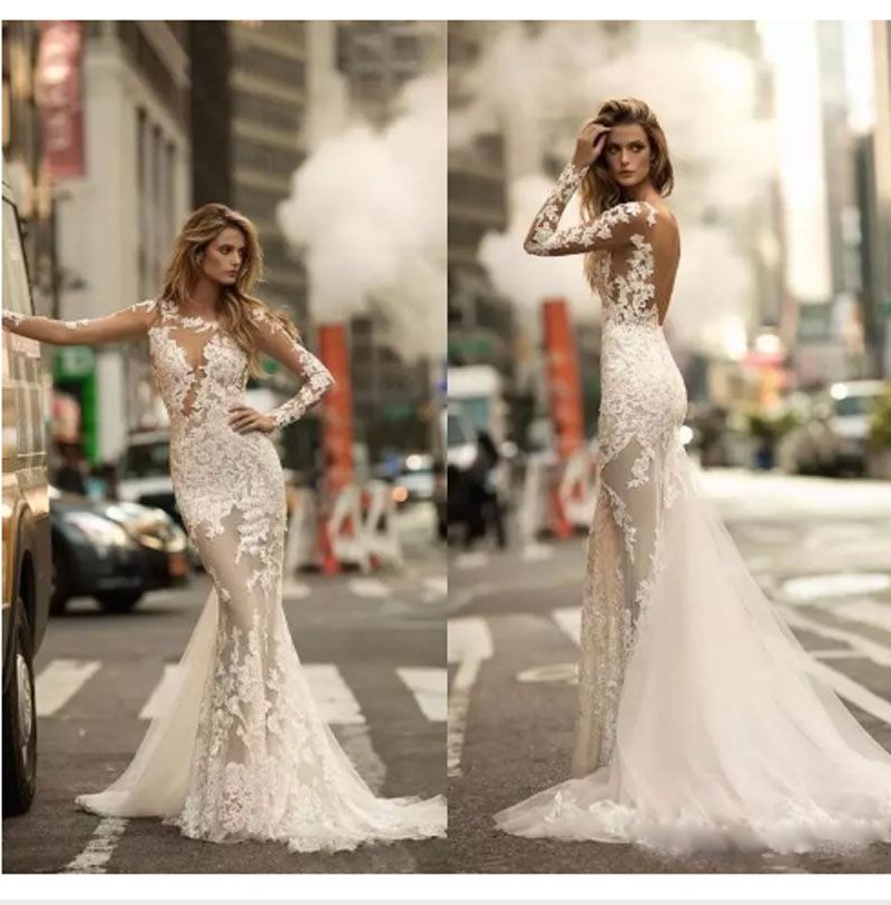 elegant mermaid wedding dresses
