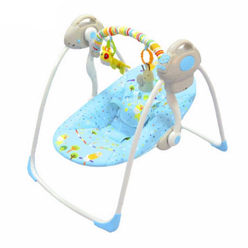 Baby Cradle To Sleep Musical Infant Sleeping Rocking Chair Electric Swing Bouncer Crib Motion