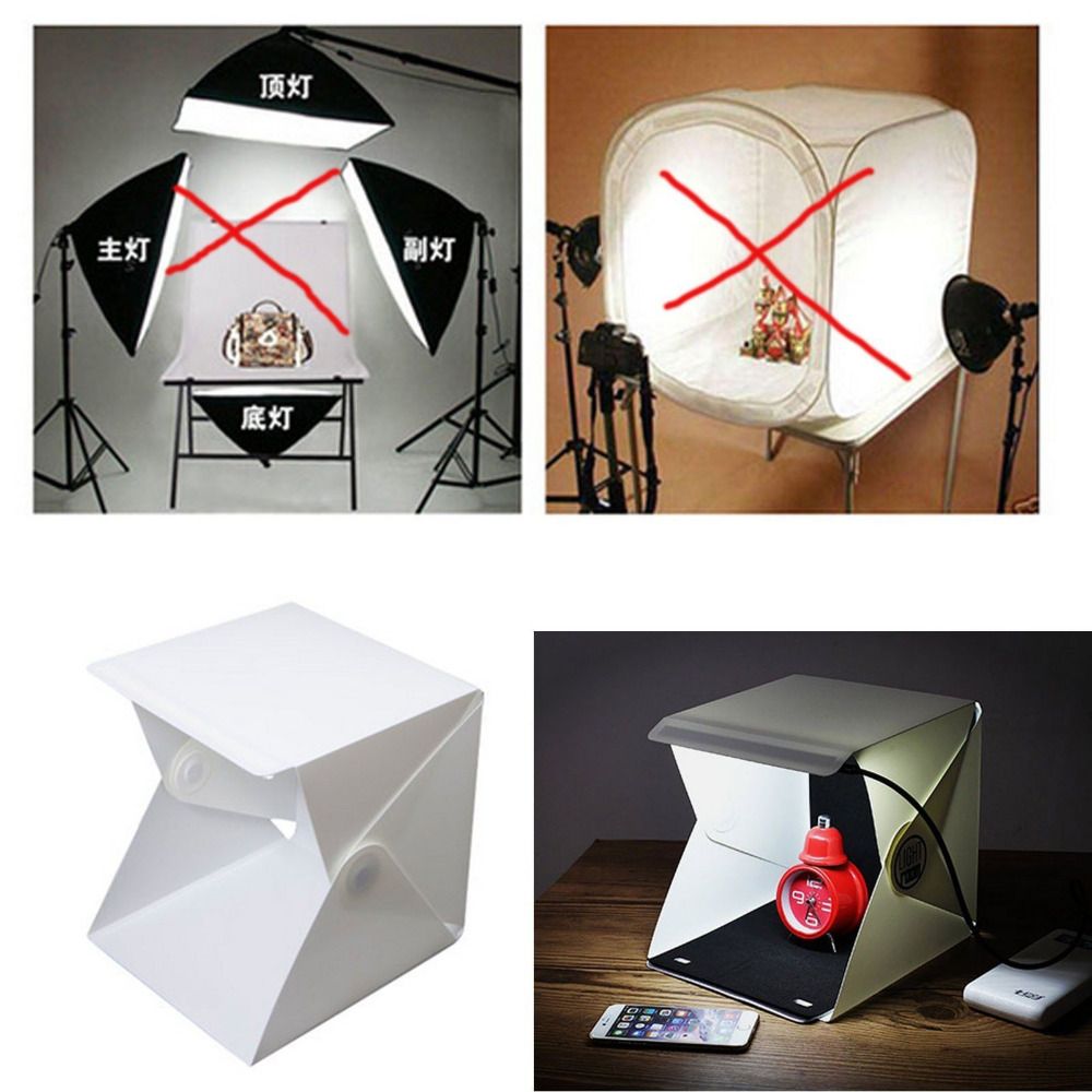 2019 Soft Box Mini Studio Photo Camera Photography Lighting Tent Kit
