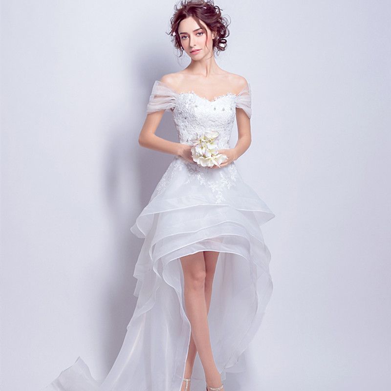 vestidos curto na frente e longo atras para casamento