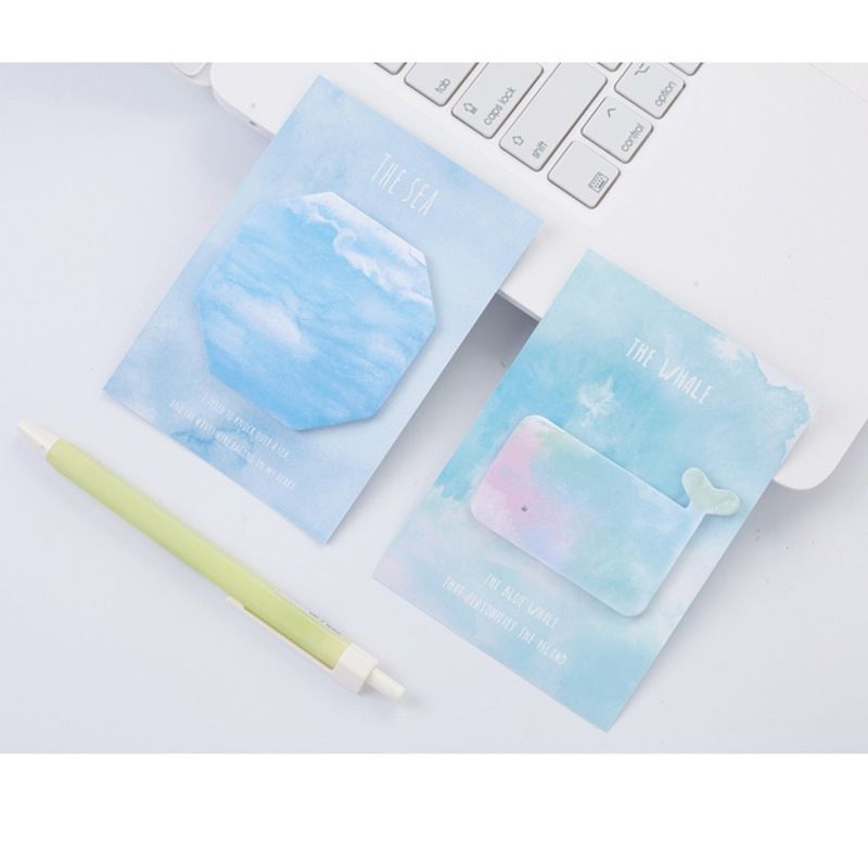 cool summer sticky note 30 sheets paper memo notes color memos cool memos