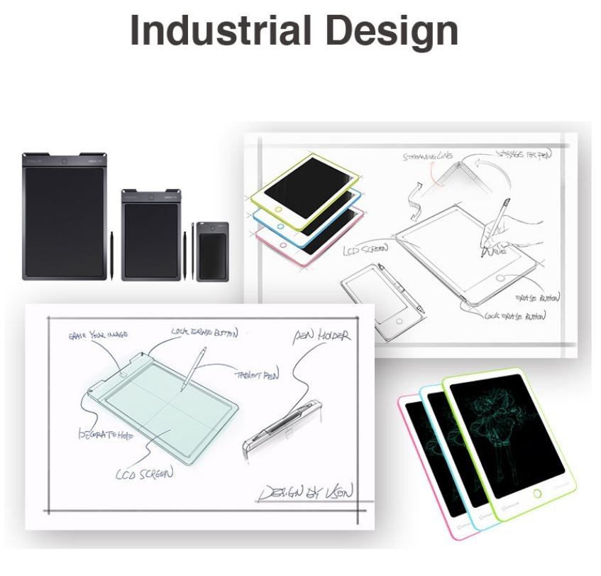 Acquista Tavolo Da Disegno Scrivania Portatile Digitale Con Schermo Scrittura Lcd Disegno A Penna Pad Da 9 Pollici Disegno A Mano Giocattolo Bambini