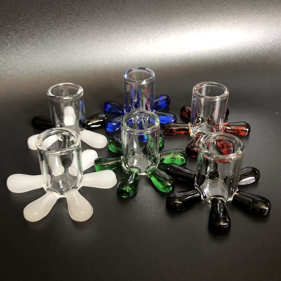 Colorful Carb Cap Stand Glass Holder for Carb Caps Bubble Terp Pearl Ball Quartz Thermal Banger