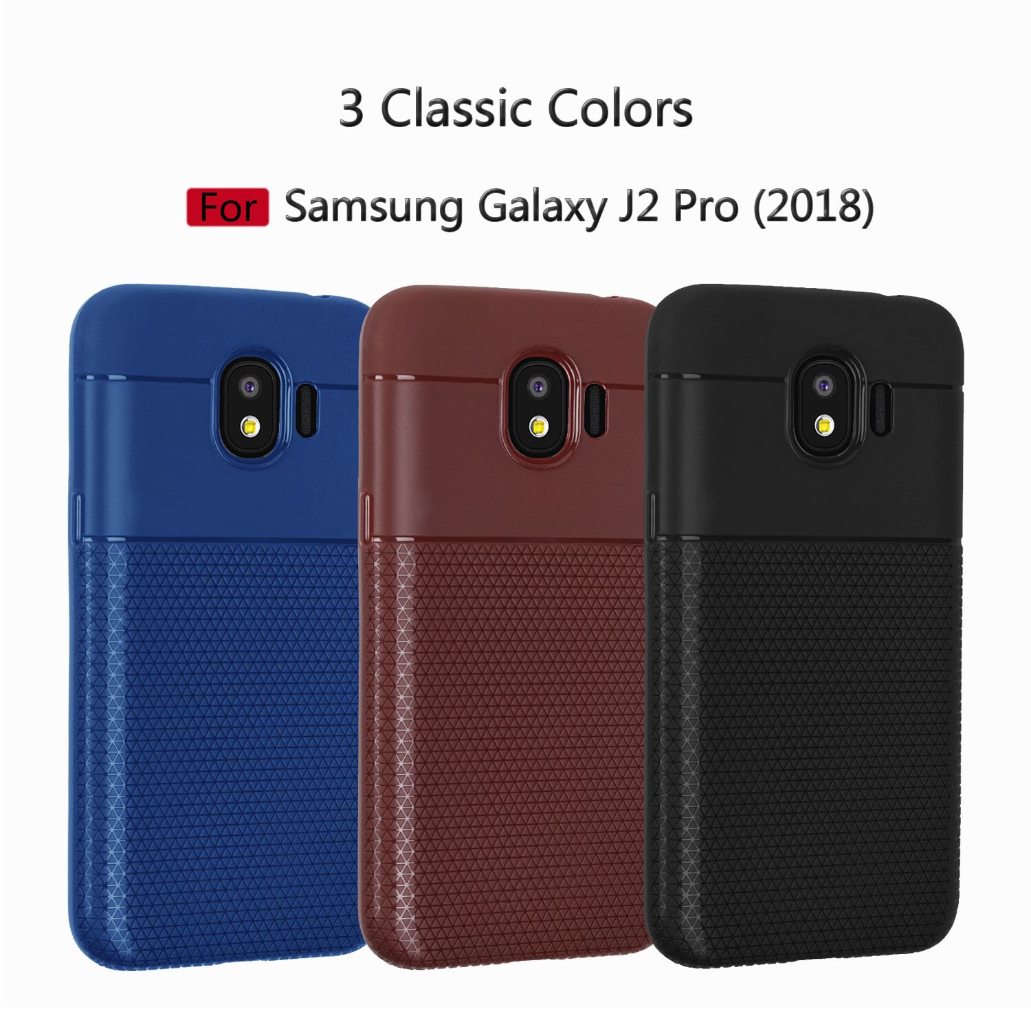 For Samsung Galaxy J2 Pro 2018 0 7mm Ultra Thin fortable Texture For Samsung Galaxy J2 Pro 2018 0 7mm Ultra Thin fortable Texture Creative Triangle Pattern Soft Back Case Cover Conque Casing Reiko Cell Phone Case