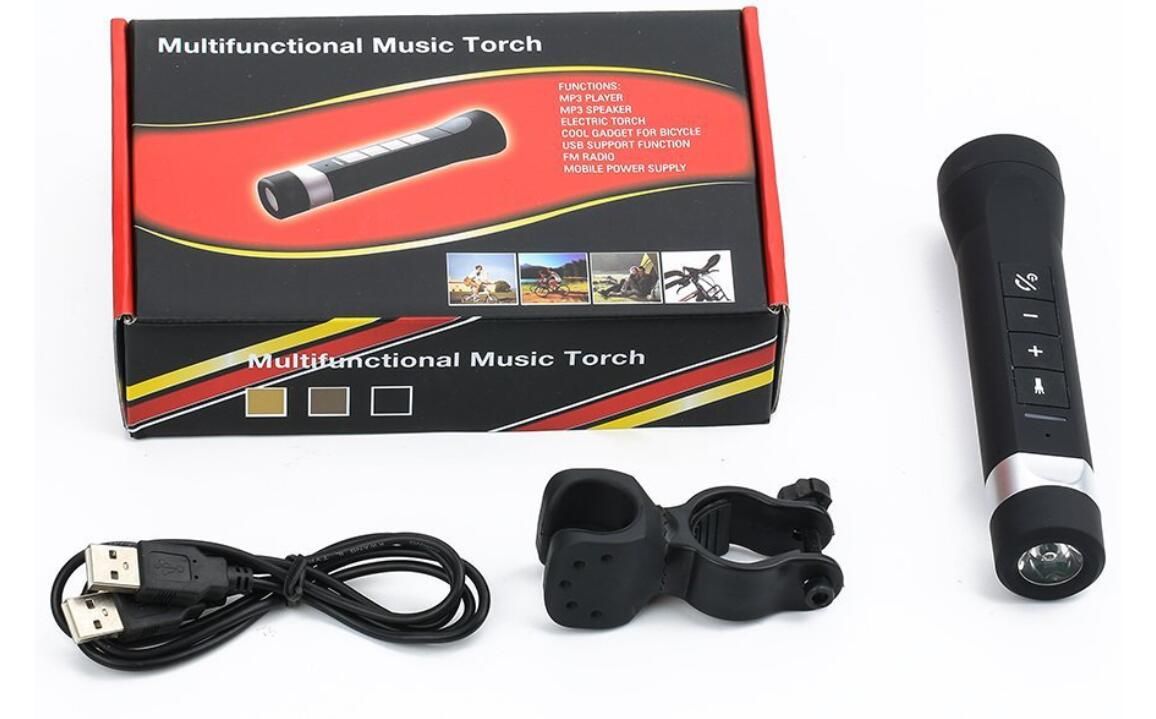 torch with bluetooth speaker