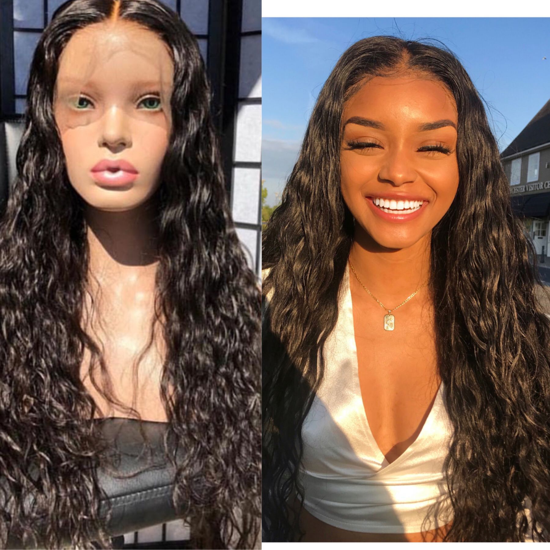 Großhandel Freie Teil Volle Spitze Menschenhaar Perücken Mit Dem Baby Haar 9a Natürliche Haarlinie Nasse Wellenförmige Brasilianische Jungfrau Spitze Front