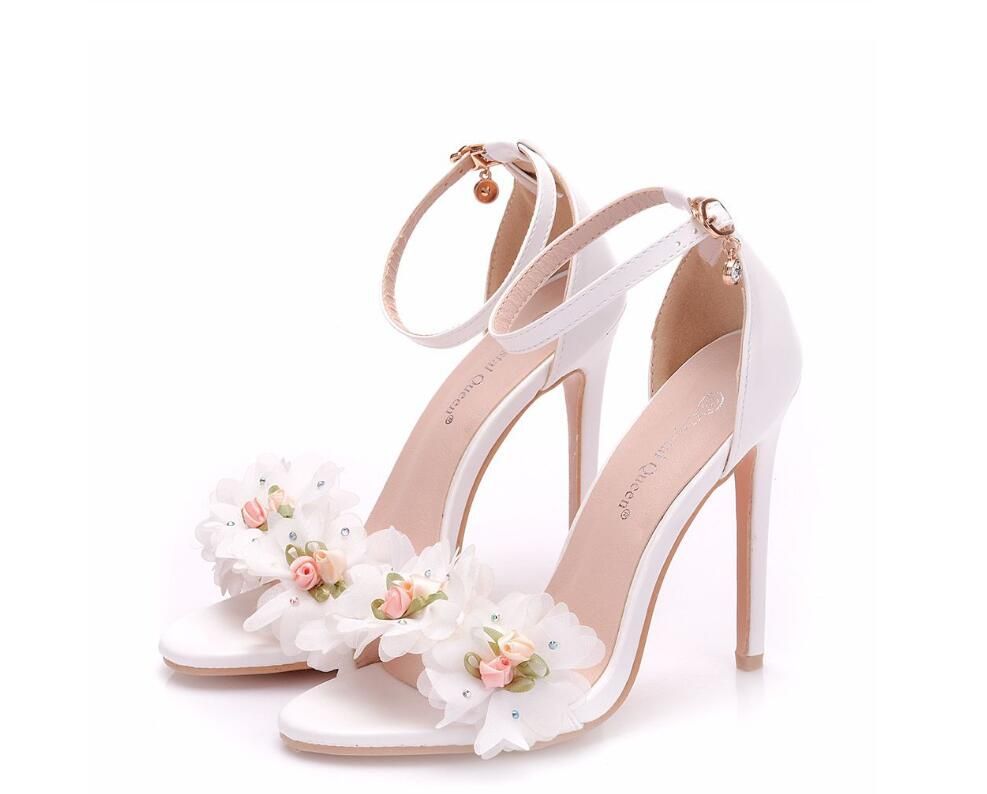floral flat ankle strap peep toe casual gladiator sandals