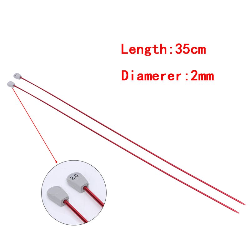 Pins 3.5mm x 35cm Lesur Metal Knitting Needles