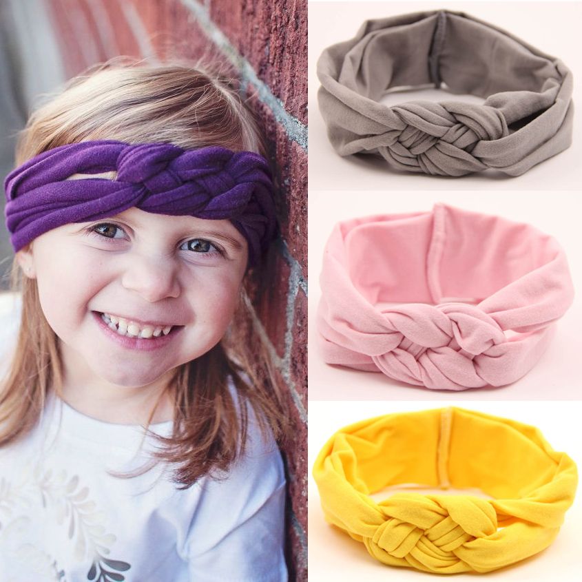 twist knot headband baby