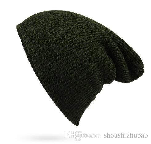 2016 Hot Winter Beanies Solid Color Hats Unisex Plain Warm Soft Beanie Skull Knitted Cap Hip-hop Hat Touca Gorro Caps Men Women