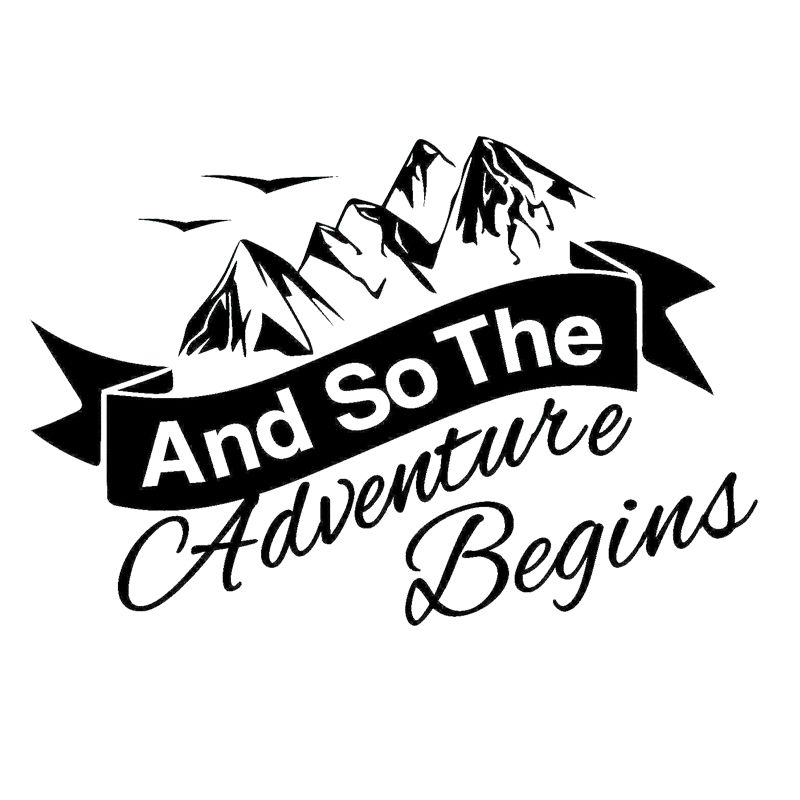 2020 15*11.3cm And So The Adventure Begins Car Caravan ...