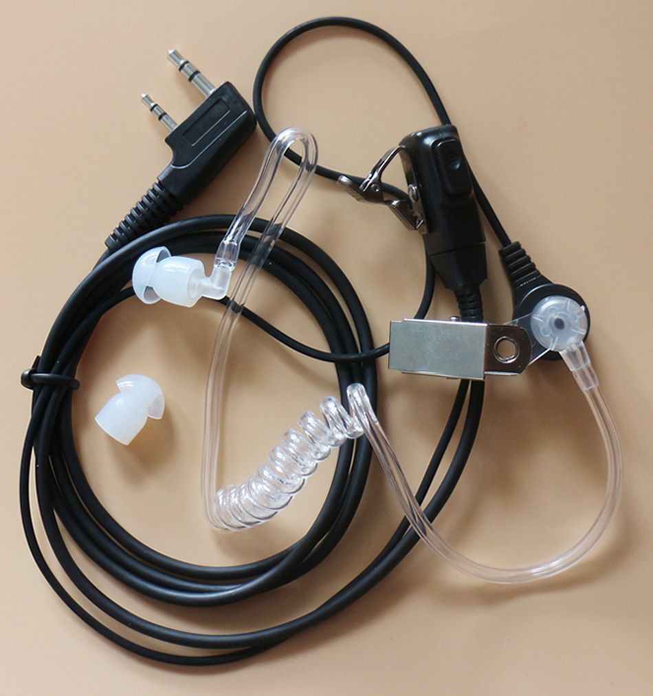 Tube Covert Earpiece Acoustic Kenwood Baofeng Two way Radio NX220 NX320 TK-208