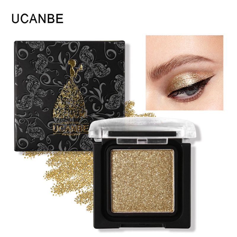 Original Ucanbe Single Metallic Eye Shadow Makeup Palette Nude