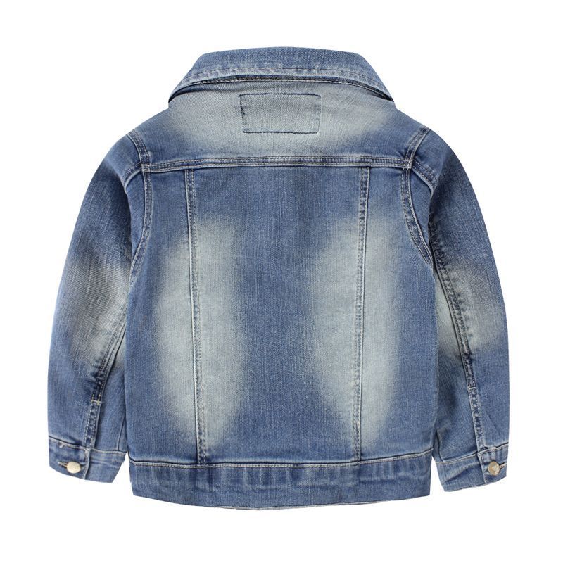 Children Boy Jeans Jacket Coat Kids Cotton Denim Outerwear Children