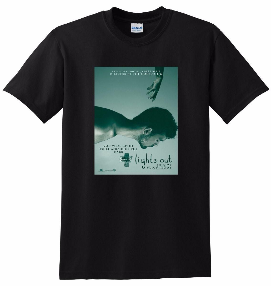lights out t shirt 2016 movie poster gift print t shirt hip hop tee