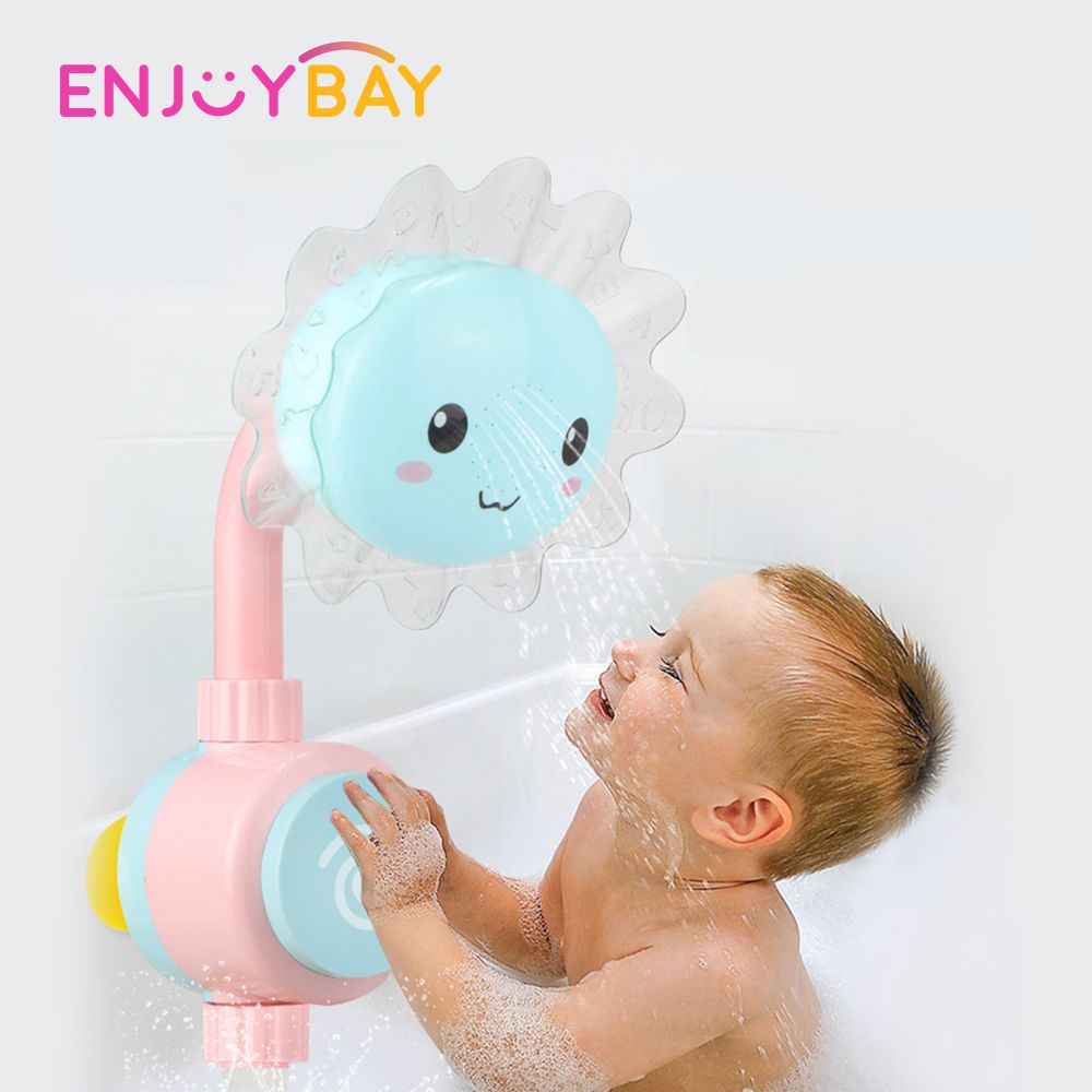 2019 Baby Bath Toy Cute Sunflower Bathtub Showers Kids ...