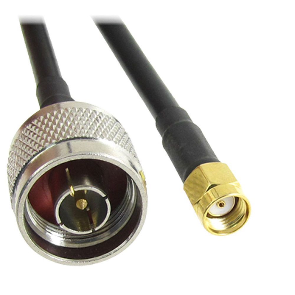 2019 3M RP SMA Male To N Male Plug Connector Antenna Pigtail Coaxial