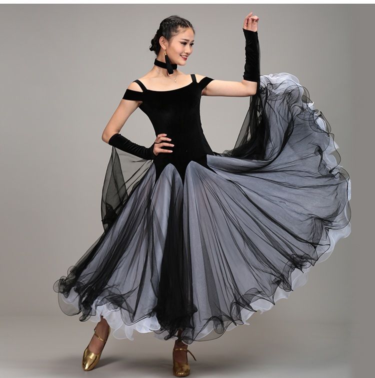 2020 Adult/Wmen Ballroom Dance Dress Modern Waltz Standard Competition ...