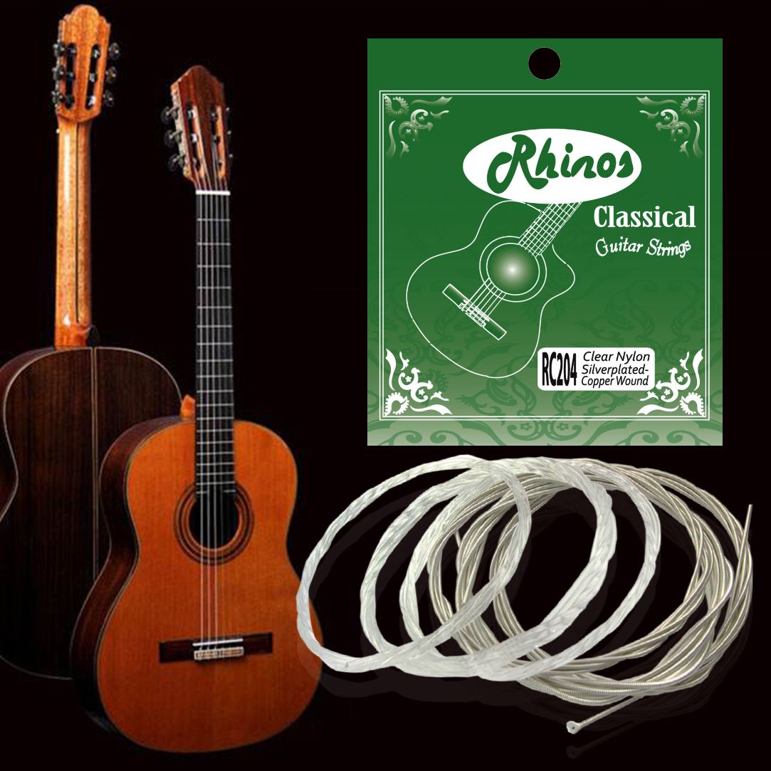 2020 Classical Guitar String Clear Nylon And Silver Plated Copper Wound