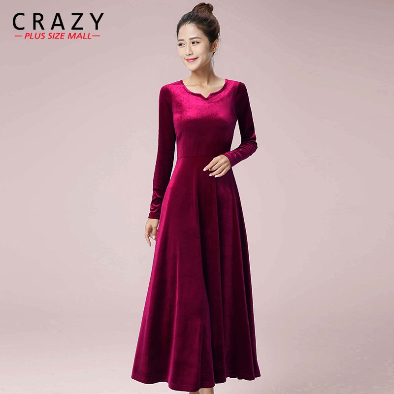 robe longue taille plus