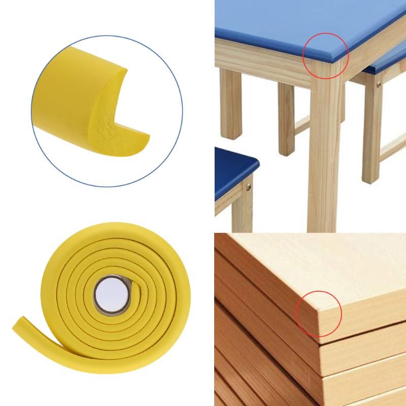2m Baby Safety Desk Table Edge Corner Protector For Furniture Rubber Protection Cushion Guard Strip Softener Per