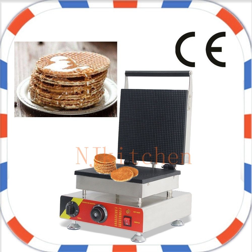2020 Factory Supply Commercial Use 110v 220v Stroopwafel Waffle Cone